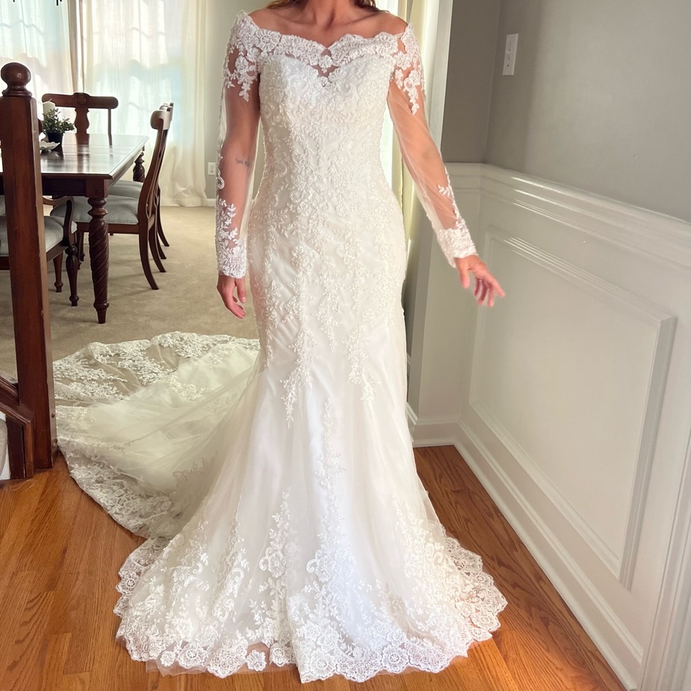 Long Sleeve Mermaid Wedding Dress
